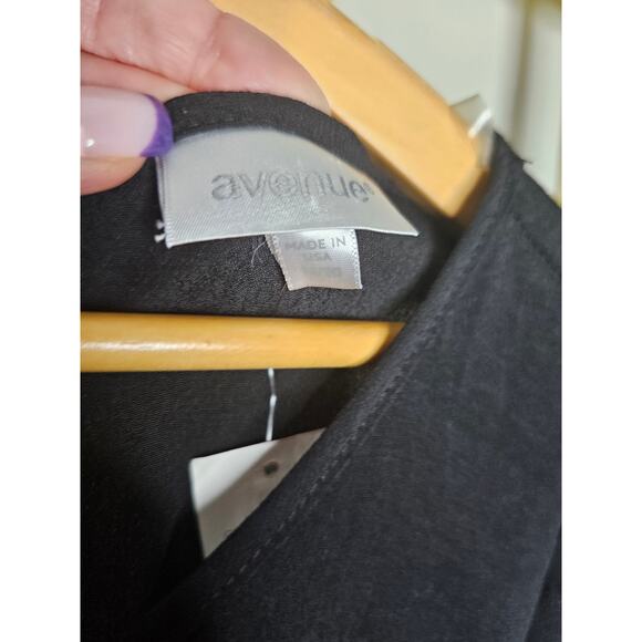 NWT Avenue Black Cold Shoulder Boat Neck Ladies Jumpsuit size 18/20 - Picture 9 of 16